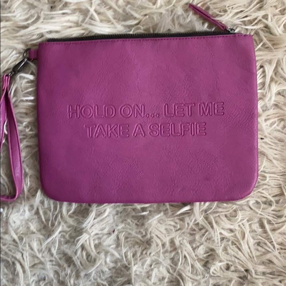 Purple clutch